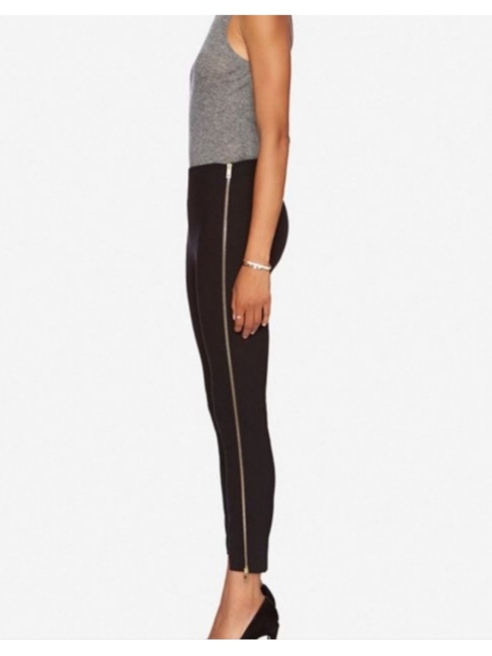 RAG & BONE Black Chatel Skinny Stretch Pants